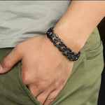 Cuban Iced Out Rhinestone Bracelets for Men