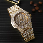 Iced out Necklace, Bracelet and Watch Combo