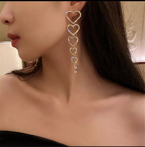 Love on Top tier earrings