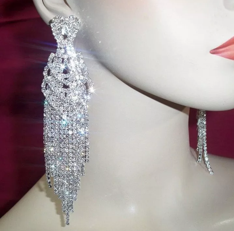 Crystal Chandelier Dangle Earrings