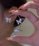 "Sparkle"Butterfly Ear Cuffs